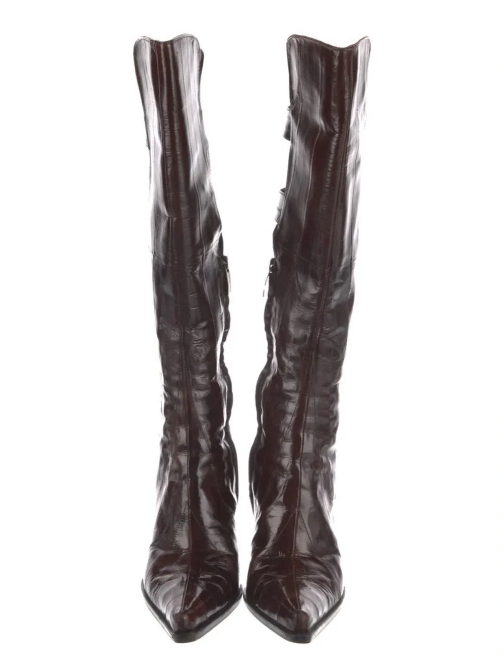 Sergio Rossi Womens Leather Boots - Picture 9 of 9